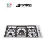 Table de cuisson gaz, semi-affleurante, 90 cm, inox