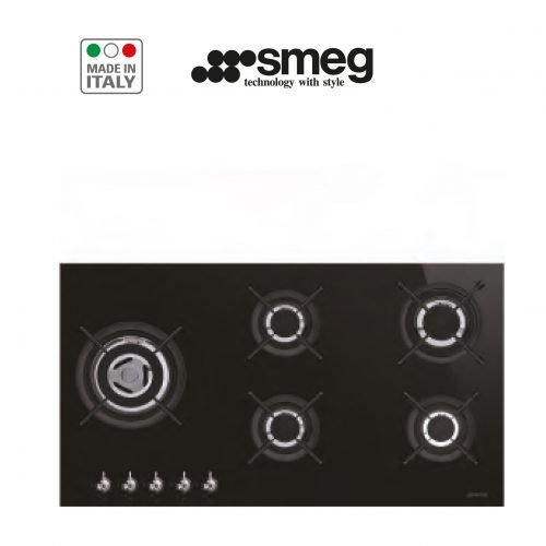 smeg34-01-e1591115179968.jpg Table de cuisson gaz, 90 cm – Image 1