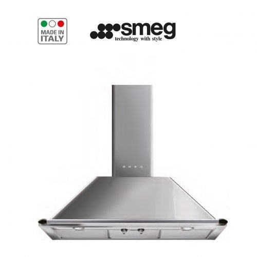 smeg40-01-e1591115246992.jpg Hotte décorative murale, 90 cm – Image 1