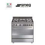 Cuisinière 90 cm, Inox
