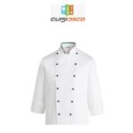 Veste cuisine croisée
