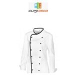 Veste cuisine croisée